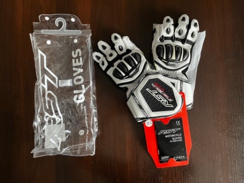 RST TRACTECH EVO 4 – НОВЕ REKAWICE MOTOCYKLOWE, ШКІРА KANGURA, UK 9 / EU M 