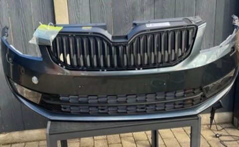 БАМПЕР SKODA OCTAVIA 3 3 LF7Y ДЕМОНТАЖ ПЕРІД ПЕРЕДНІЙ 