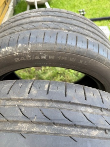 ШИНИ CONTINENTAL 245/45 R18 W XL 2SZT. ІДЕАЛЬНЕ DO БУСА 