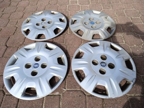 КОВПАКИ FIAT 14 ДЮЙМИ 4X98 – КОМПЛЕКТ 4 SZT. DO RENOWACJI, NIEPOPEKANE 