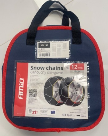 Łańcuchy śniegowe KN 130 12mm 215/70R16 225/60R17 225 /65/R17 235/50R18