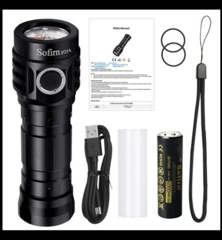 ЛІХТАРИК SOFIRN IF25A /BLF ANDURIL / ПОТУЖНА 3800LM + AKU.21700 / АКЦІЯ ! 