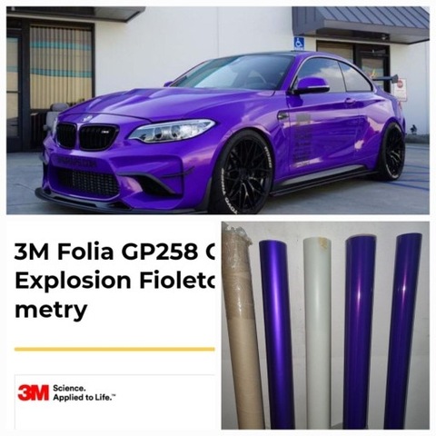 3M ПЛЕНКА GP258 GLOSS PLUM EXPLOSION FIOLETOWY фото