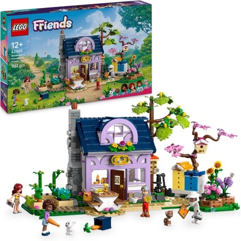 LEGO 42669 Friends Dom pszczelarzy i kwiatowy ogród