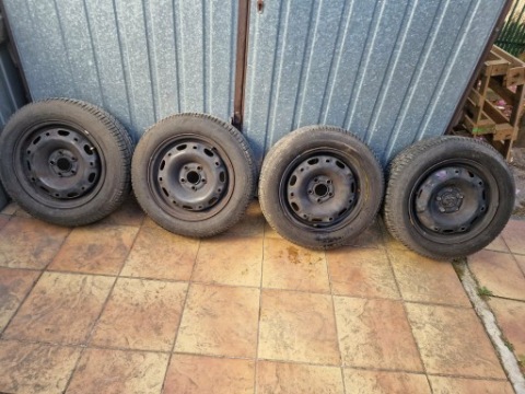 КОЛЕСА ДИСКИ ШИНИ ЛІТНІ 185/65/14 5X100 ET43 ОРИГІНАЛ VW SKODA SEAT 