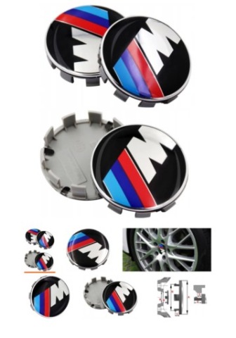 НОВЕ КОВПАЧКИ КОВПАЧКИ BMW 68 MM 36136783536 M POWER 