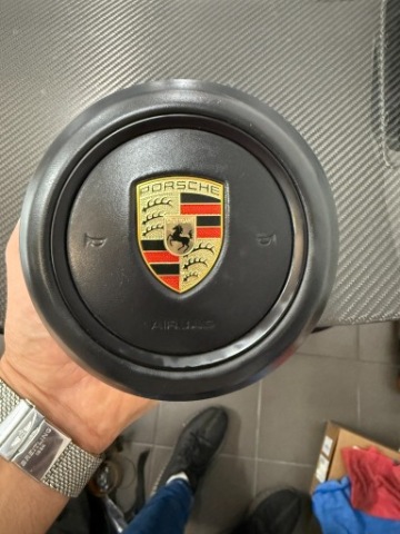 ПОДУШКА ВОДІЯ НОВА PORSCHE CAYENNE MACAN AIRBAG 9Y0.880.201.CF IA6. 