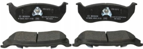 КОЛОДКИ ГАЛЬМІВНЕ ЗАД = BOSCH 0986494419 = JEEP CHEROKEE OD 1996 DO 2008 