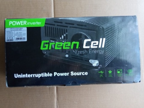 ПЕРЕТВОРЮВАЧ НАПРУГИ GREEN CELL INV07 12V 300W UPS ЧИСТИЙ SINUS 