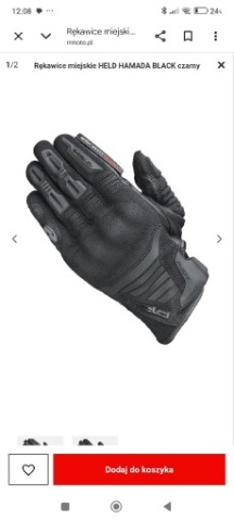 REKAWICE MOTORCYCLE HELD HAMADA BLACK L/9 
