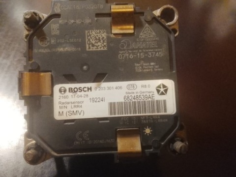РАДАР JEEP REGENATE 68248539AE РАБОЧИЙ 