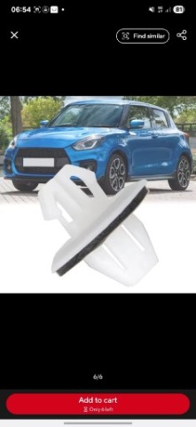 25X КЛІПСИ Z ПІДКЛАДКА PIANKOWA КІЛКИ ЗАЖИМИ GRAND VITARA OE 77553-65D10 