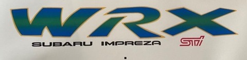 RÉPLICA PEGADURA WRX SUBARU IMPREZA STI  