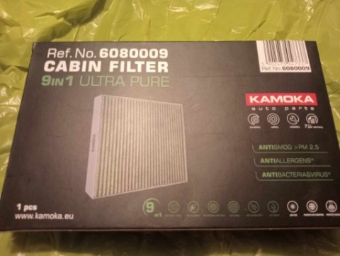 6080009/KAM ФІЛЬТР САЛОННИЙ ULTRA PURE CITOREN PEUGEO KAMOKA 