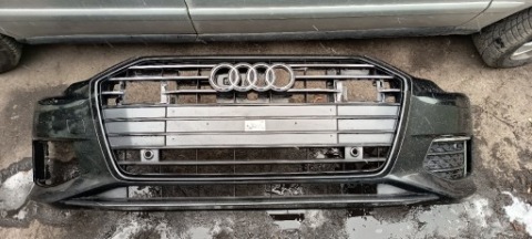 AUDI A6 C8 4K0 БАМПЕР ПЕРЕДНІЙ ПЕРІД КОМПЛЕКТНИЙ ПАРКТРОНІК ОМИВАЧІ 