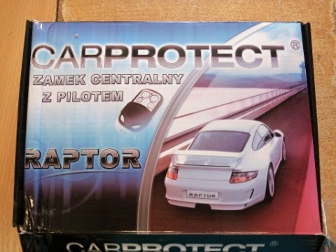 ЦЕНТРАЛЬНИЙ ЗАМОК Z ПУЛЬТ КОМПЛЕКТ CARPROTECT RAPTOR 