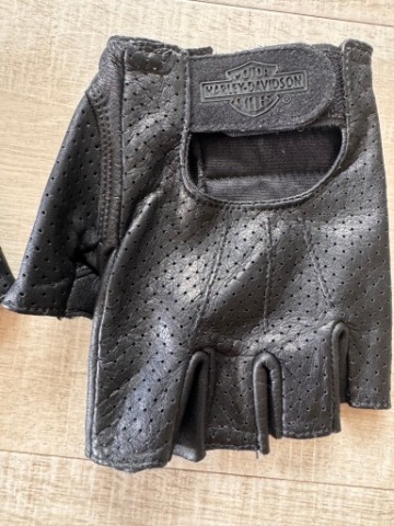 REKAWICZKI БЕЗ ПАЛЬЦІВ HARLEY-DAVIDSON - ШКІРА ПЕРФОРОВАНА ORYGINALNE. XL 