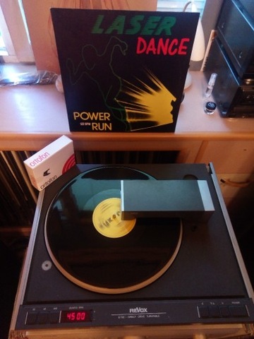 LASER DANCE POWER RUN WINYL MAXI 1987GER100% NUEVO  