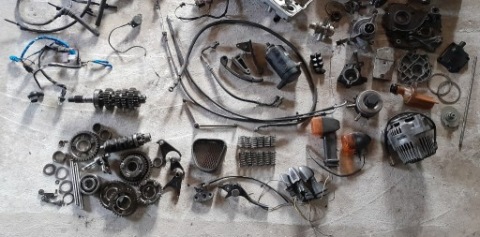 KAWASAKI ZX7R ZX-7R ALTERNATOR, ROZRUSZNIK, ПРОВОДА ZAPLONOWE, ТРУБКИ DO СВІЧОК 