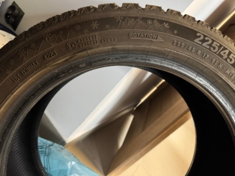 КОМПЛЕКТ ШИН ЗИМОВИХ SEMPERIT SPEED-GRIP 5 225/45 R17 91H 