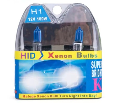 ЛАМПОЧКА ГАЛОГЕНОВА H1 100W 6000K BLUE КСЕНОН 2ШТ 