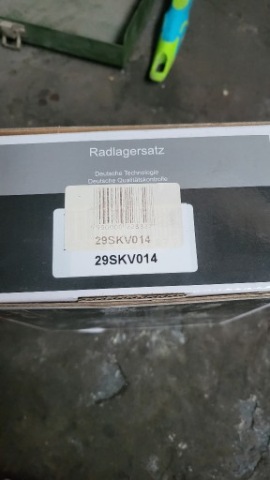2X СТУПИЦЕЮ Z ПІДШИПНИКОМ ЗАД FIAT FORD PEUGEOT 29SKV014 