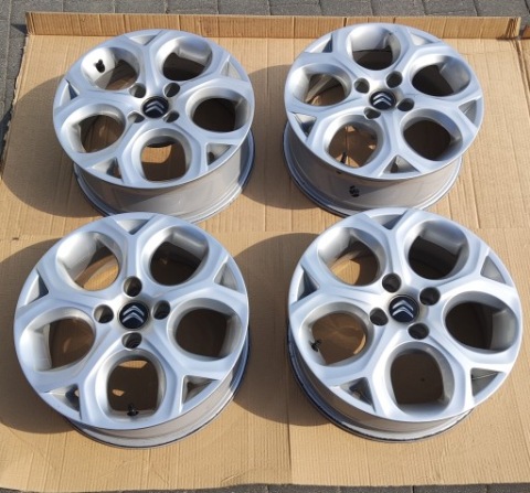 ТИТАНОВІ ДИСКИ 16 ДЮЙМИ 4X108 CITROEN C3, C4, PEUGEOT +БОЛТИ +КОВПАЧКИ 