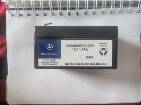 НОВИЙ АКУМУЛЯТОР ДОДАТКОВИЙ 12V 1.2AH N000000004039 MERCEDES 