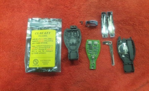 ПУЛЬТ MERCEDES РИБКА CGDI MB CG BE FBS3 315MHZ 433MHZ + TOKEN 