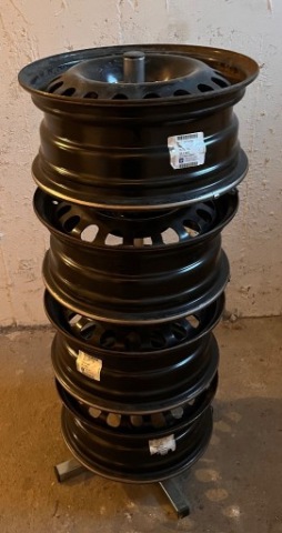 4X СТАЛЬ ДИСКИ ОРИГІНАЛ GM OPEL / CORSA – 14” 5,5J ET39 + ПІДСТАКАННИК 