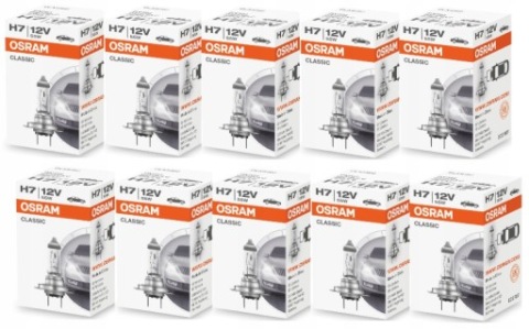 10X ЛАМПОЧКА H4 OSRAM КЛАСИЧНИЙ 12V 60/55W 