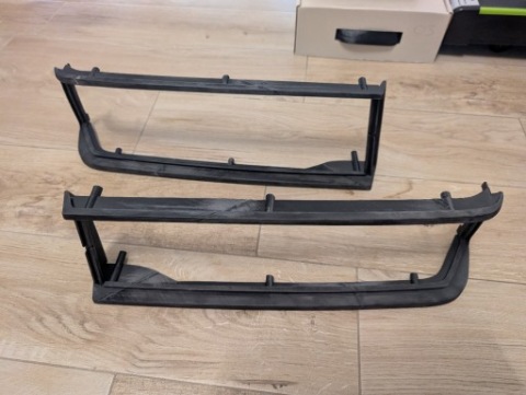 РАМКИ BMW E24 - WYDRUK 3D ABS (DO WYKONCZENIA) 
