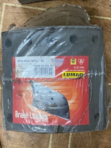 OVERLAYS PADS BRAKING BPW WVA 19094 