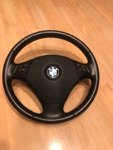BMW-KIEROWNICA + ПЕРЕМИКАЧ MULTIFUNKCJI + AIR BAG - BMW 3 E90 E91 E92 E93 