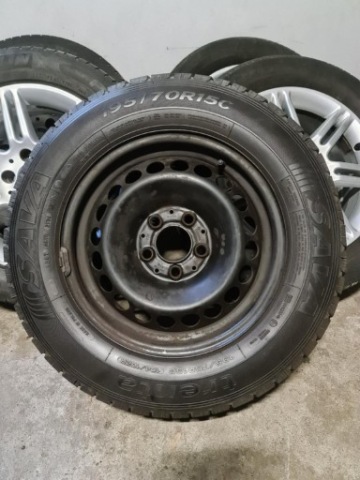ДИСК СТАЛЬНОЙ ЗАПАС. MERCEDES 203000002 ШИНА SAVA 195 70C 15