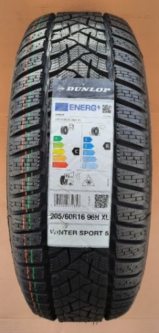 ШИНА DUNLOP WINTER SPORT 5 205/60 R16 96H 2024R. НОВА (ДОСТАВКА GRATIS) 