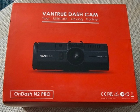 КАМЕРА VANTRUE N2 PRO KAMERAKA АВТОМОБІЛЬНА NA PODCZERWIEN 1080P FHDNIGHT 
