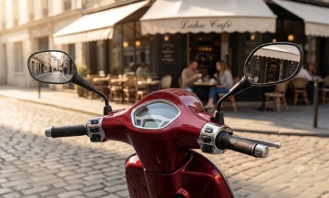 ПАРА ЗЕРКАЛ KLASYCZNYCH M8 DO SKUTEROW / MOTOCYKLI, НОВАЯ 