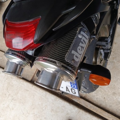 ВИХЛОП ВИХЛОПНІ СПОРТИВНЕ DEVIL YAMAHA FAZER FZ6 FZ6N 