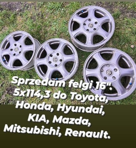 DISCS 16 5X114,3 TOYOTA  