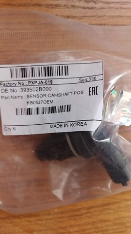 SENSOR POSICIÓN ROLLO 393502B000, KB0527OEM  