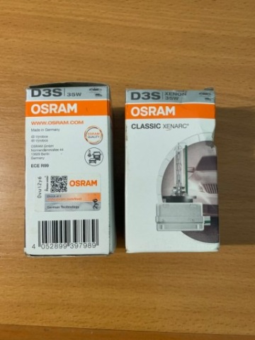 2 SZT. ЛАМПОЧКИ XENONOWE D3S OSRAM ОРИГІНАЛ 