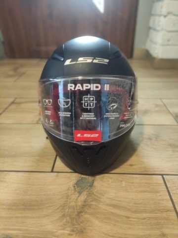 ШОЛОМ ВБУДОВАНИЙ LS2 FF353 RAPID II SOLID MATT ЧОРНИЙ XS 