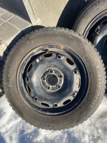 2X ДИСКИ 14” Z ШИНАМИ ЗИМОВИМИ 165/70/14 SKODA FABIA I 5X100 ET35 
