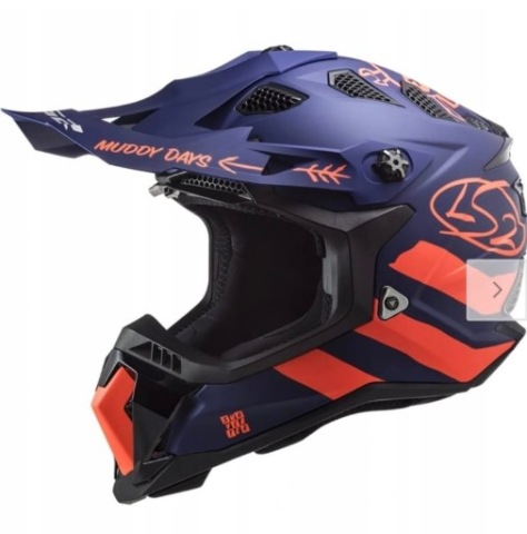 LS2 SUBVERTER EVO ШОЛОМ CROSS QUAD MOTOCROSS ПЛЮС ОКУЛЯРИ ROZM. L 59-60 