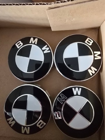BMW КОВПАЧКИ КОЛЕСНІ ДИСКИ 68MM КОМПЛЕКТ DO ДИСКІВ 4 ШТУКИ НОВЕ ALUДИСКІВ 