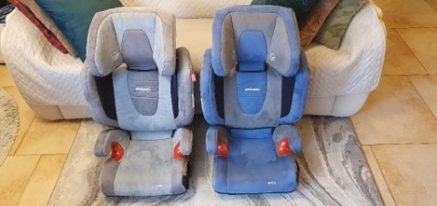 КРІСЛО АВТО 15-36 KG RECARO MONZA СІРИЙ - ДУЖЕ ДОБРИЙ СТАН 