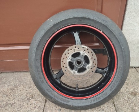 HONDA CBR 1000RR SC57B КОЛЕСО ДИСК ЗАДНЯ ЗАД ШИНА 