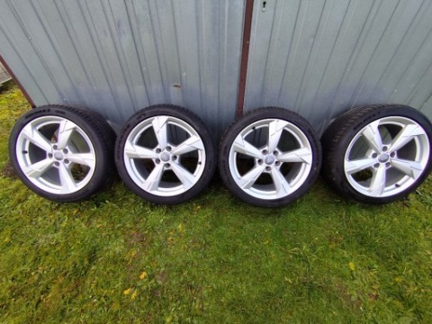 ТИТАНОВІ ДИСКИ 5X112 18 ДЮЙМИ AUDI A3 A4 A5 A6 VW SKODA ET39 8J НОВЕ OPONY! 