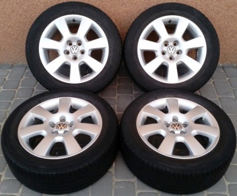 КОЛЕСА ДИСКИ OPONY16 VW GOLF IV T-CROSS AUDI A3SEAT LEON TOLEDO SKODA OCTAVIA 